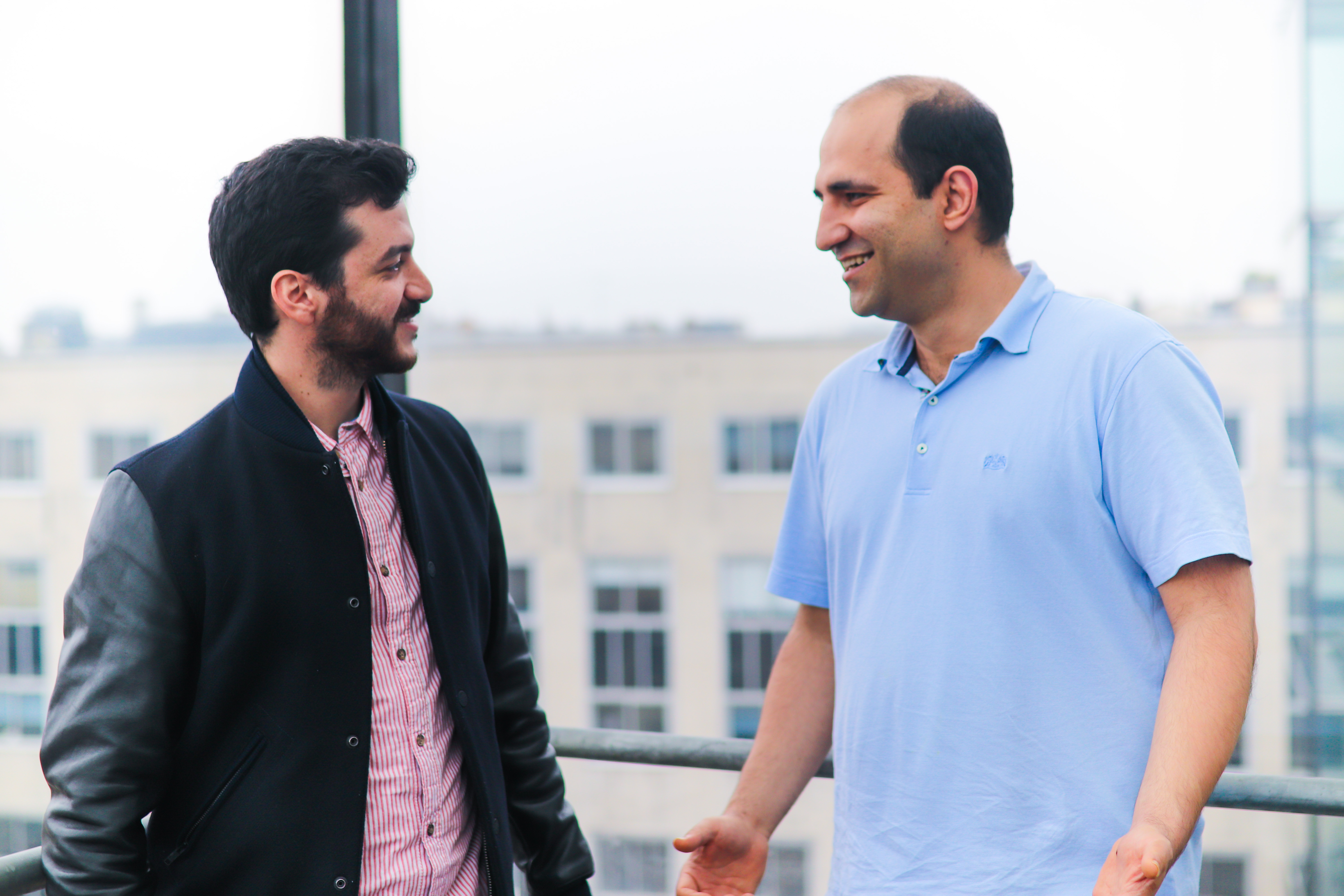 Co-founders Hassan and Ali at Paris Dauphine